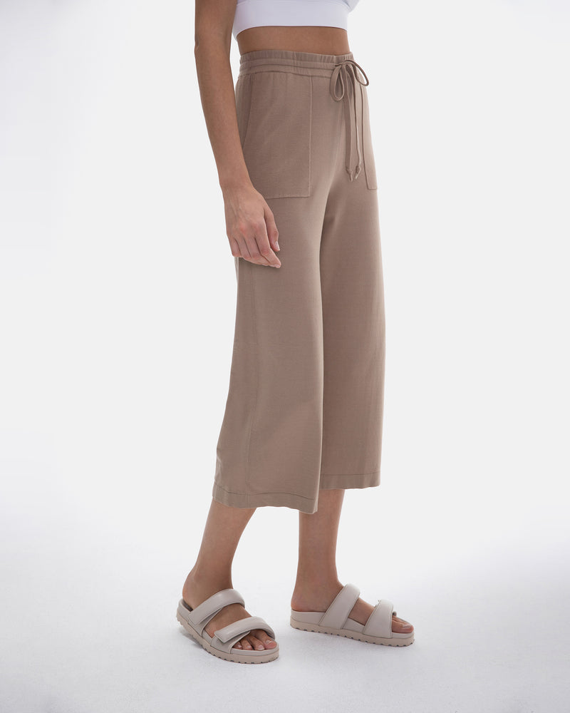 Terracotta, 7/8 Elastic Waist Trouser