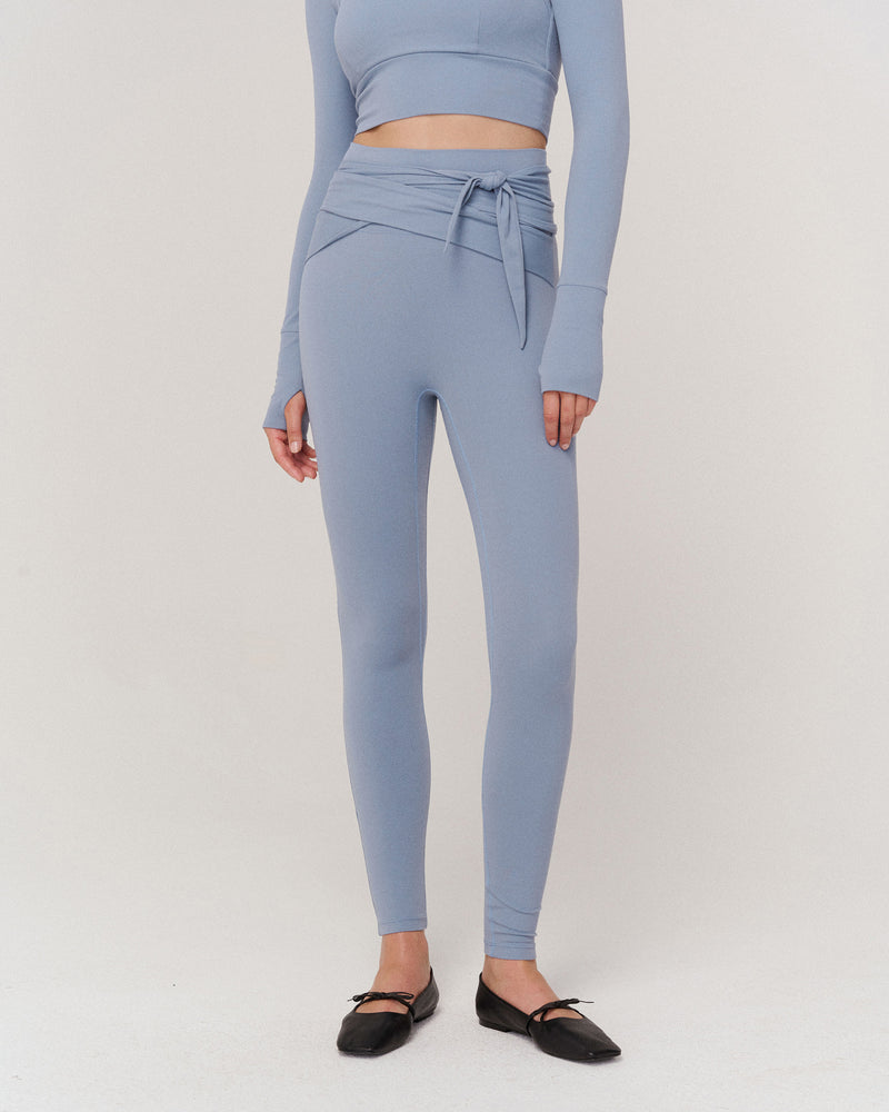 P'tula, Pants & Jumpsuits, Ptula Aqua Blue Danielle Luxe Leggings Medium