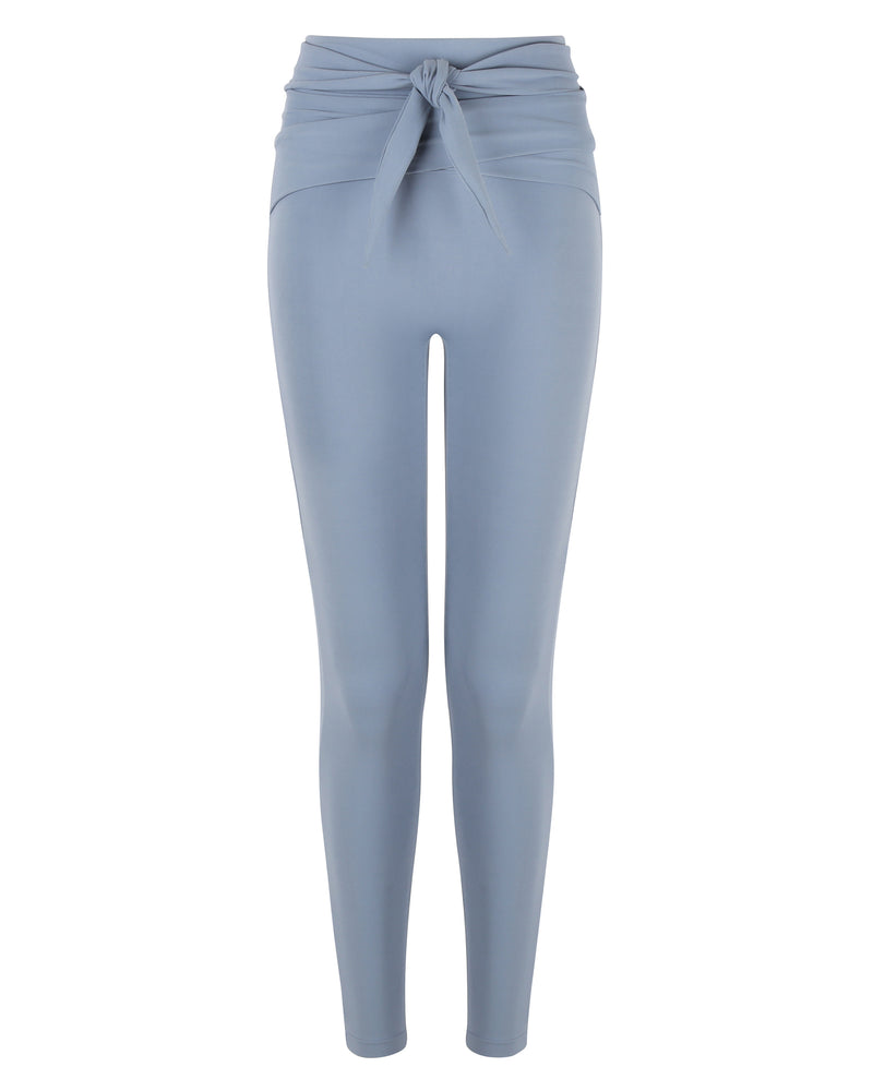 Nile Blue Solar Flare Leggings With High Waist & Stretchy Spandex Fit  156496 