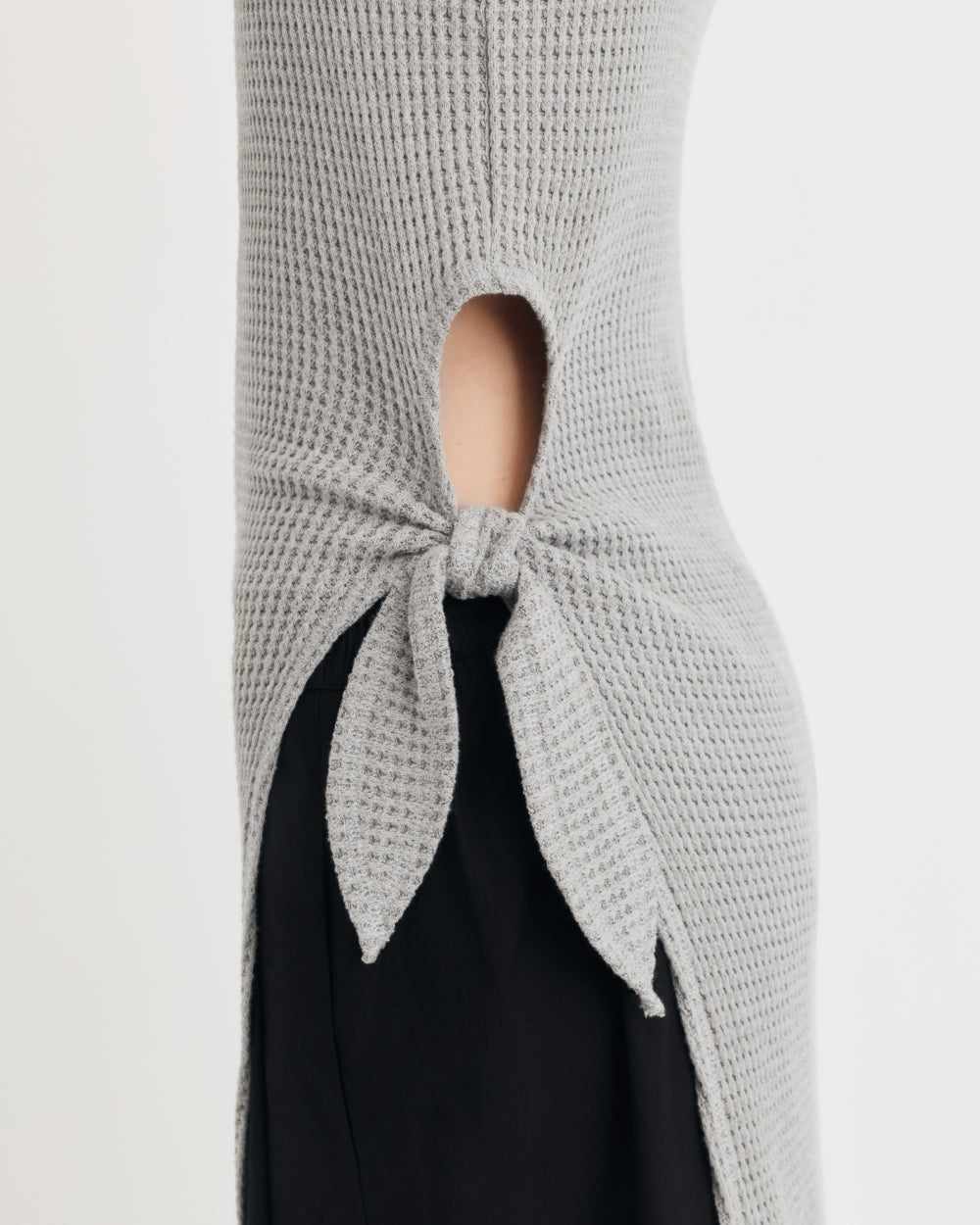 grey knot dress Medium Heather Grey Salomez Knit Dress