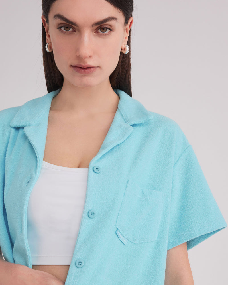 COBB SHIRT AQUA BLUE