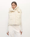 EMMY PUFFER VEST CREAM