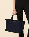 NYLORA FRINGE BAG MEDIUM NAVY