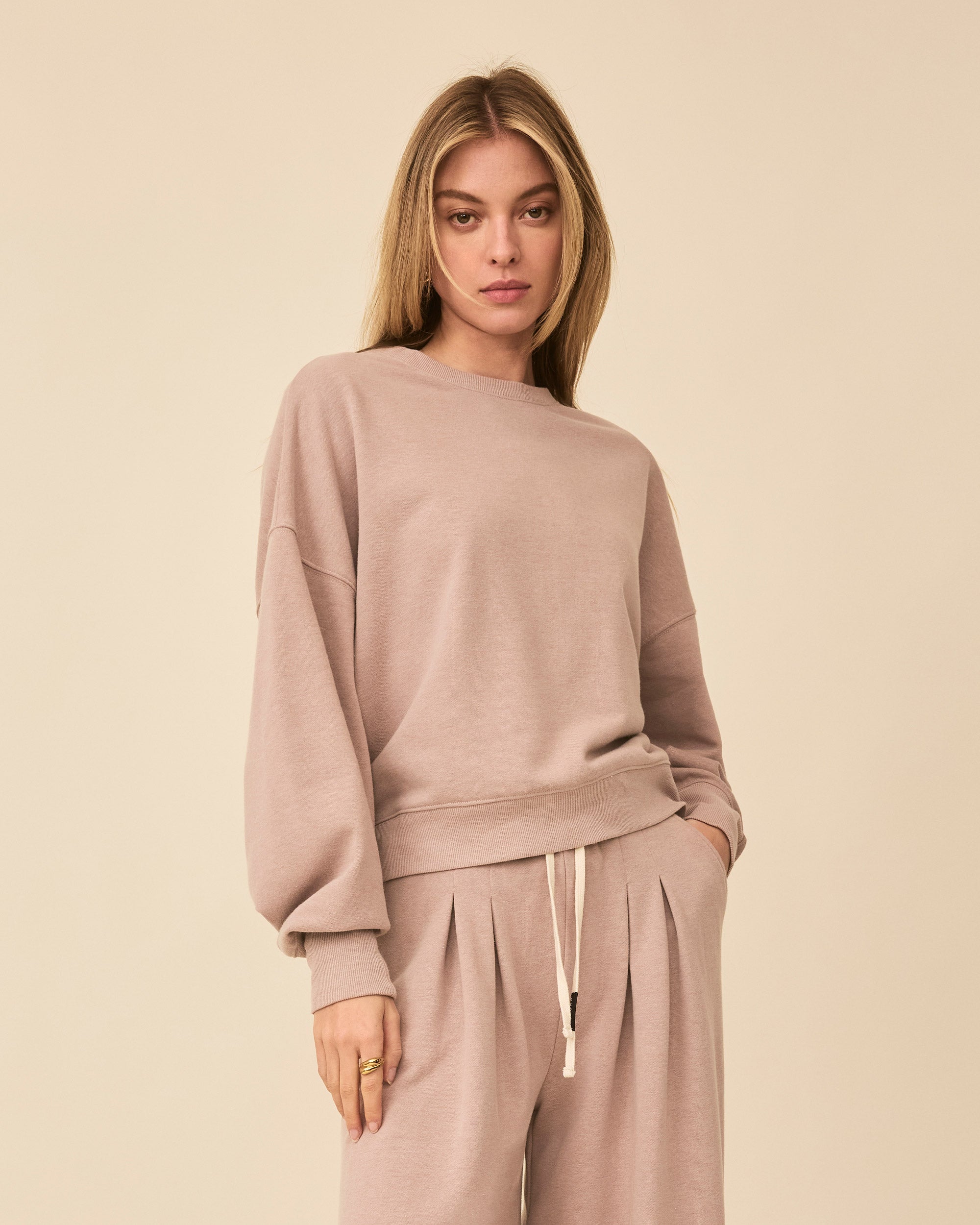 STONE ｜SWEATSHIRTS (63954 Cotton fleece with nylo Custom Hoodies