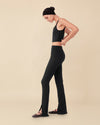 DAMIEN RIBBED PANTS BLACK