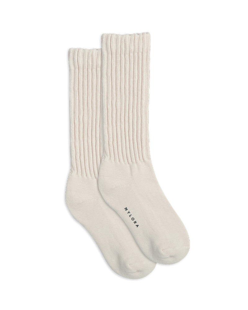 LOU SLOUCHY SOCKS CREAM