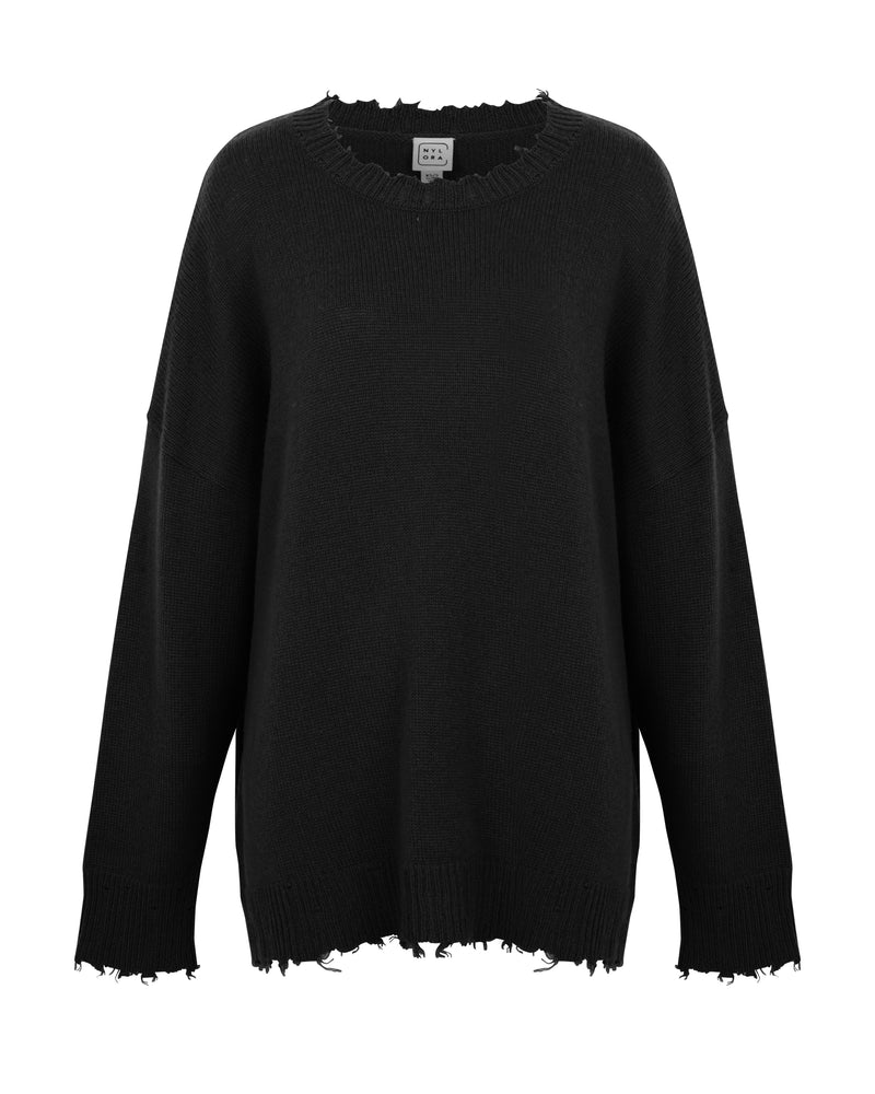 MILO SWEATER in BLACK