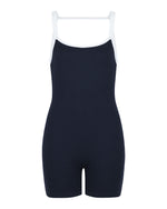 FRANCESCA JUMPSUIT NAVY & OFF WHITE COMBO
