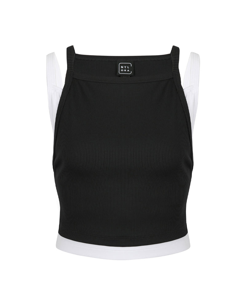 AUBREY TOP BLACK & WHITE – NYLORA