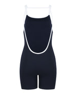 FRANCESCA JUMPSUIT NAVY & OFF WHITE COMBO