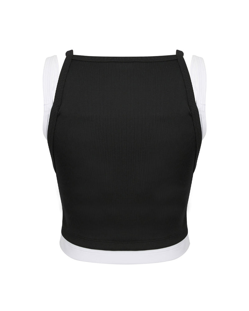 AUBREY TOP BLACK & WHITE – NYLORA