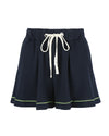 EMMA WAFFLE SHORTS NAVY