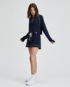EMMA WAFFLE SHORTS NAVY