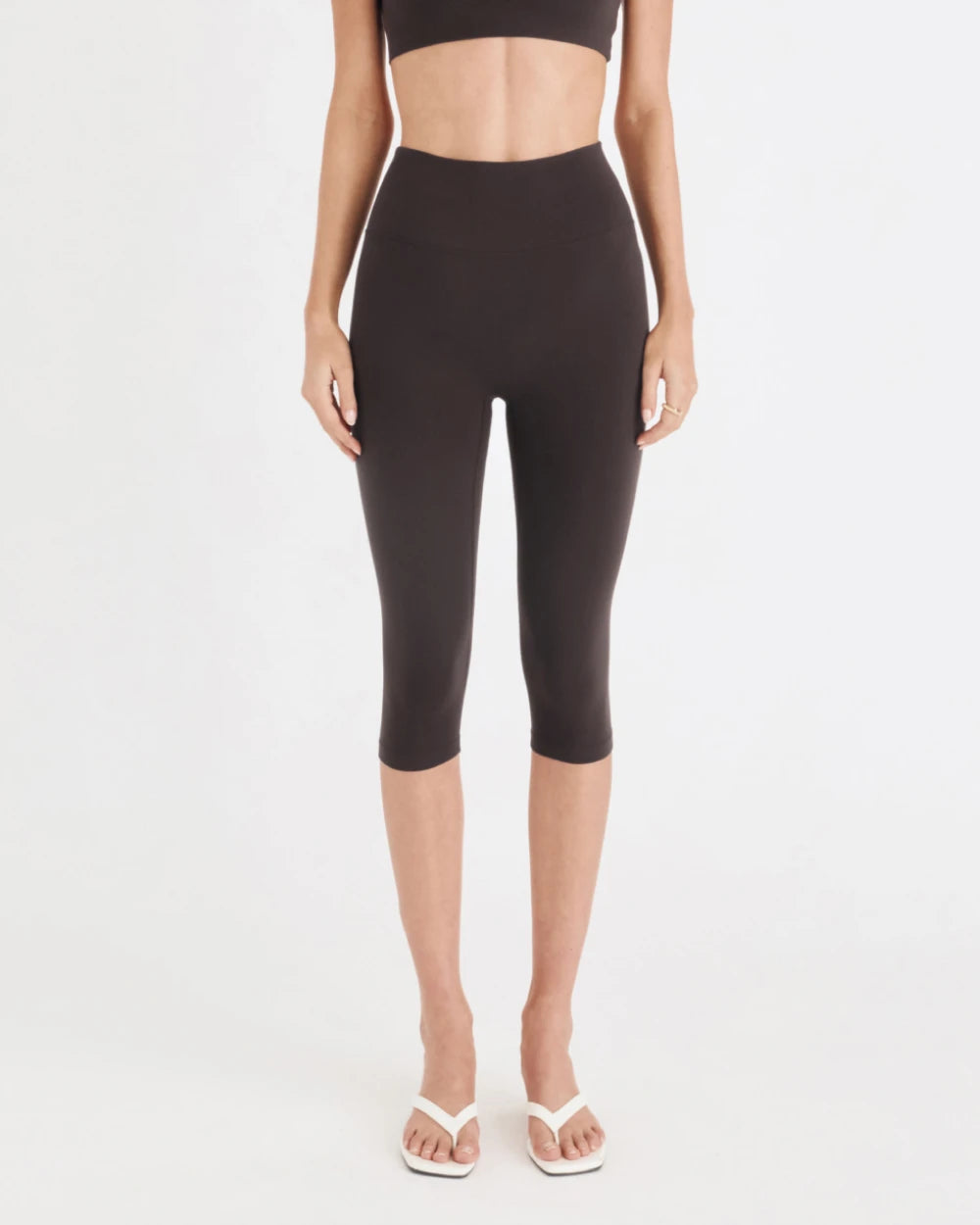 LEA HIGH COMFORT LEGGINGS ESPRESSO BROWN