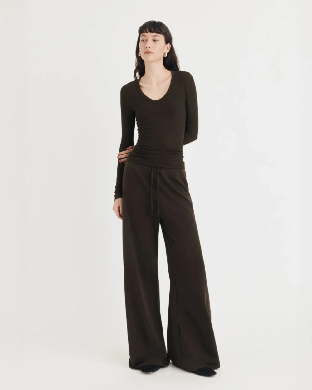 VIVIAN TOP ESPRESSO BROWN