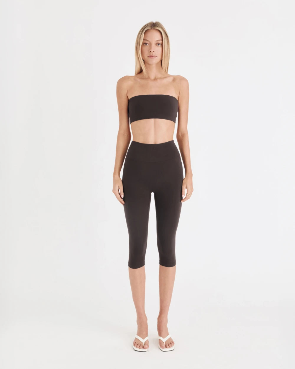 LEA HIGH COMFORT LEGGINGS ESPRESSO BROWN