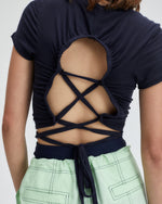 SELINA TOP NAVY