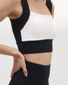 MARTA TOP BLACK & CREAM COMBO