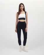 MARTA TOP BLACK & CREAM COMBO