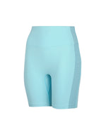 FARRAH BIKER SHORTS AQUA BLUE