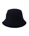 NYLORA FRINGE BUCKET HAT NAVY