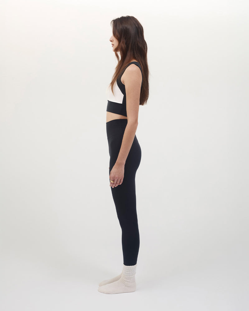 MARTA TOP BLACK & CREAM COMBO