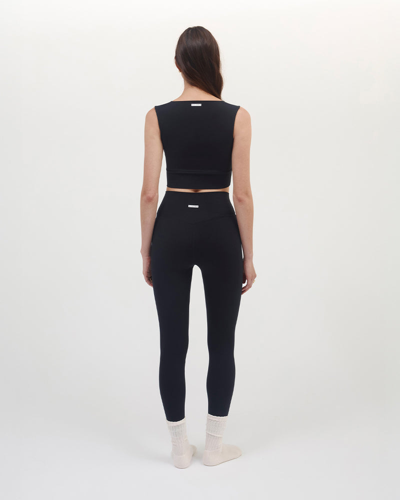 MARTA TOP BLACK & CREAM COMBO