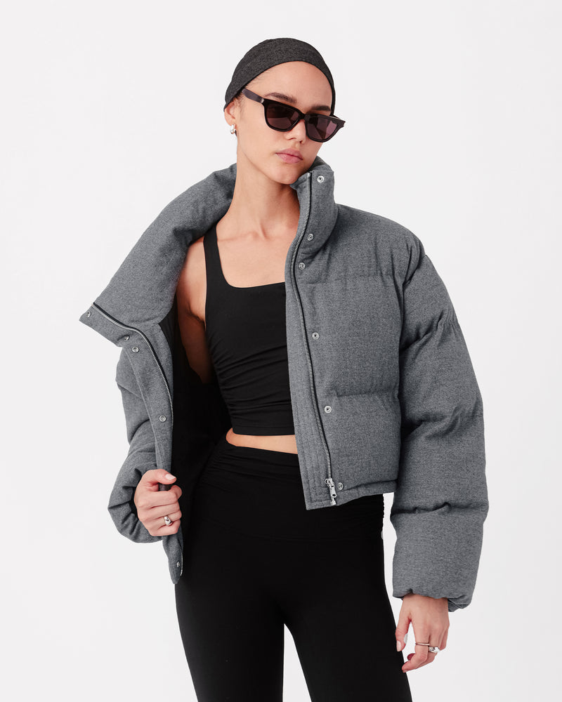 QUINN PUFFER GREY