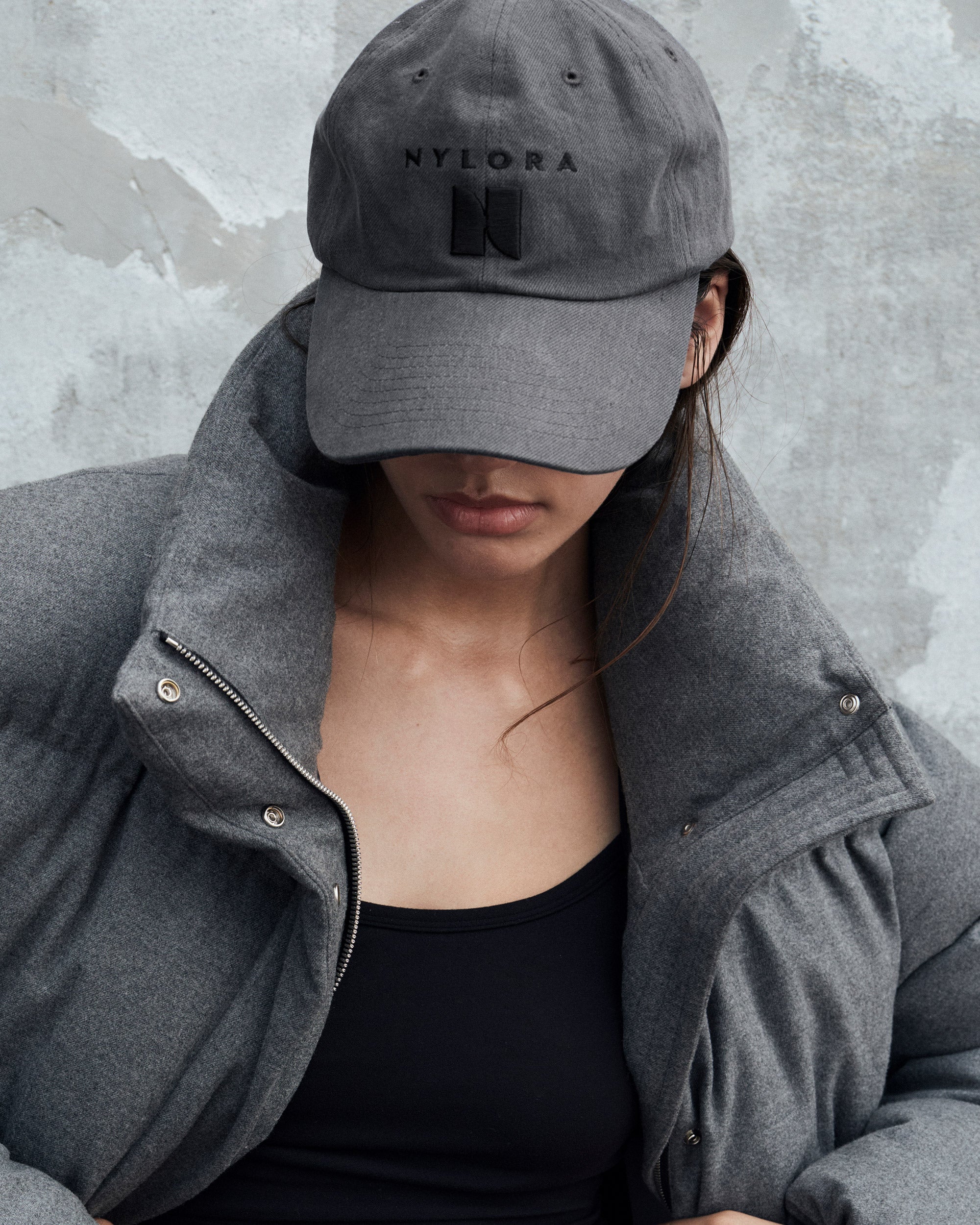 JACKIE CAP CHARCOAL – NYLORA