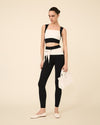 OSCAR LEGGINGS BLACK & CREAM COMBO