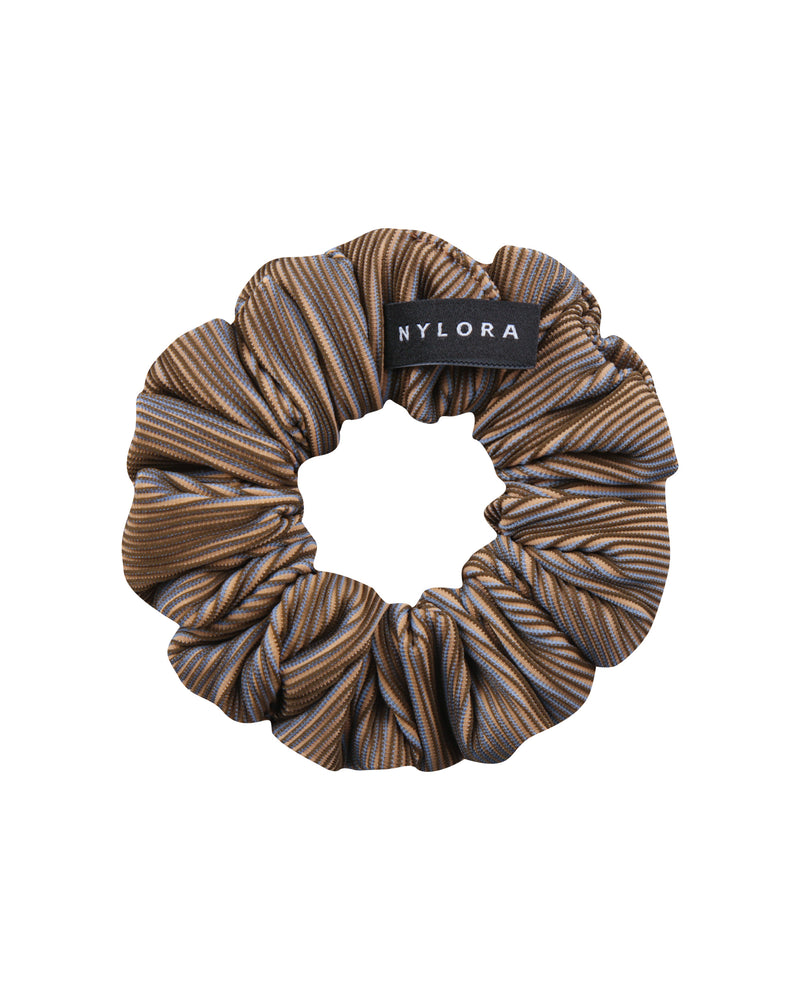 NYLORA SCRUNCHIE CLAY & IRIDESCENT OLIVE BROWN