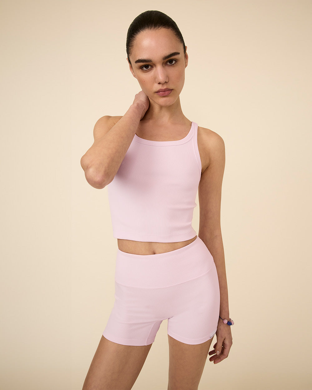 KALI BIKER SHORTS LIGHT PINK