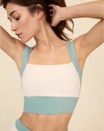 MARTA TOP OPAL BLUE & CREAM COMBO