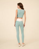 MARTA TOP OPAL BLUE & CREAM COMBO