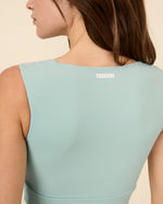 MARTA TOP OPAL BLUE & CREAM COMBO