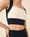MARTA TOP NAVY & CREAM COMBO