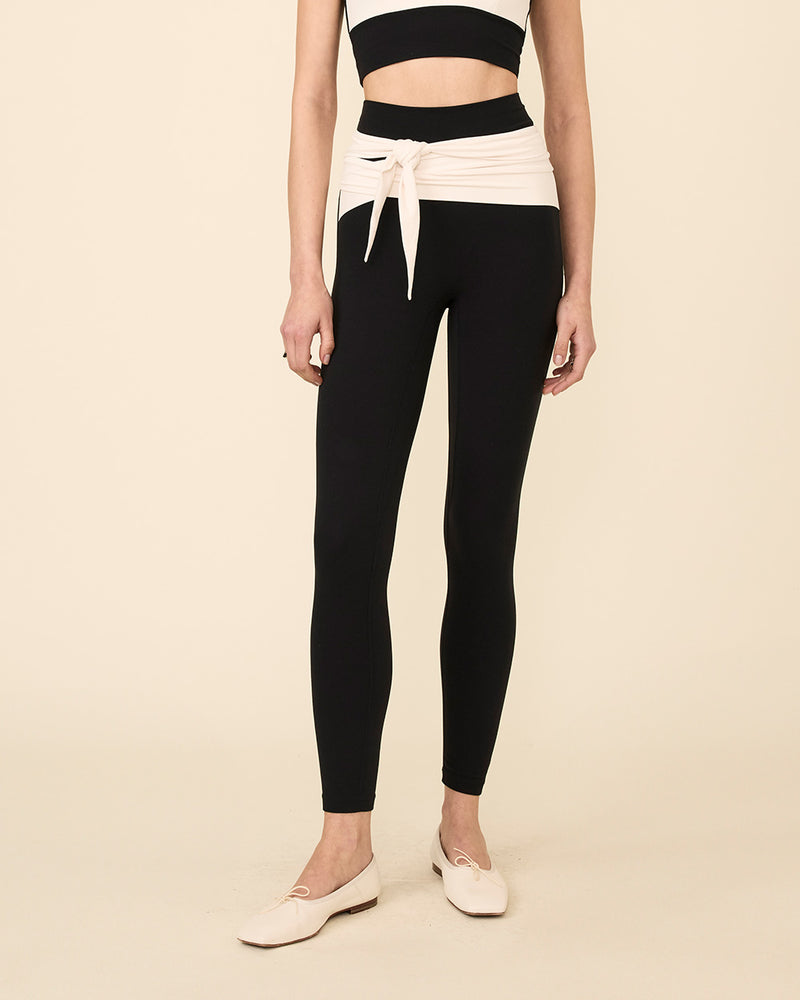 OSCAR LEGGINGS BLACK & CREAM COMBO