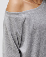 ULLA TOP HEATHER GREY