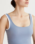 JOAN TOP BLUE DUSK & WHITE COMBO
