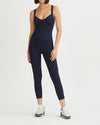LILA RIBBED JUMPSUIT NAVY