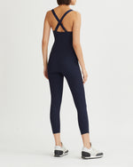LILA RIBBED JUMPSUIT NAVY