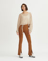 DAMIEN RIBBED PANTS WALNUT