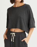 NINA TOP CHARCOAL