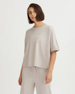 GEMMA TOP HEATHER OAT