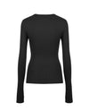 JULES TOP HTR. GREY & BLACK COMBO