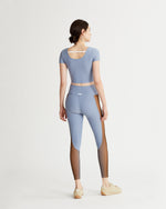 OLIVE TOP BLUE DUSK & WHITE COMBO