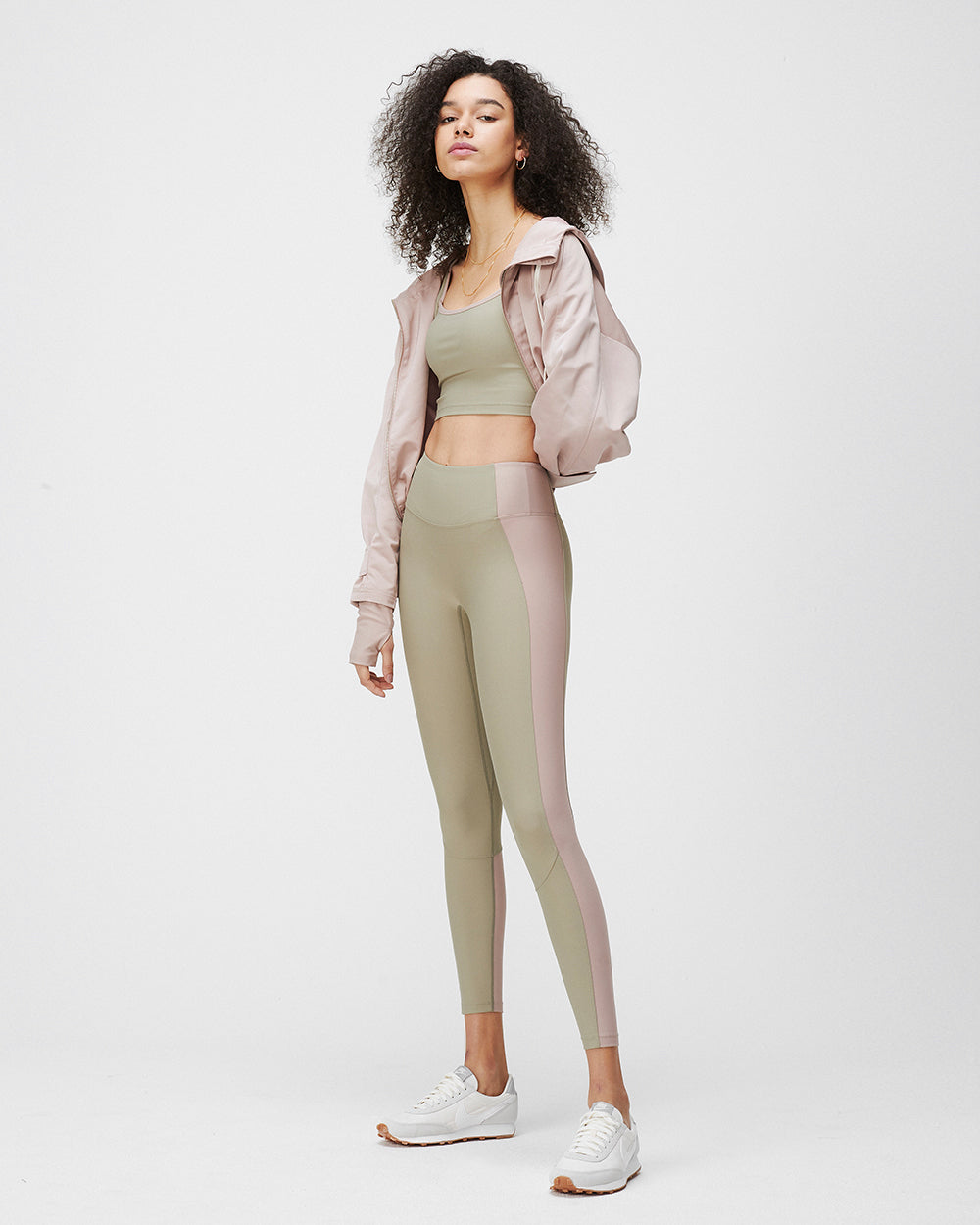 ALEX LEGGINGS SAGE & TERRACOTTA BLUSH COMBO
