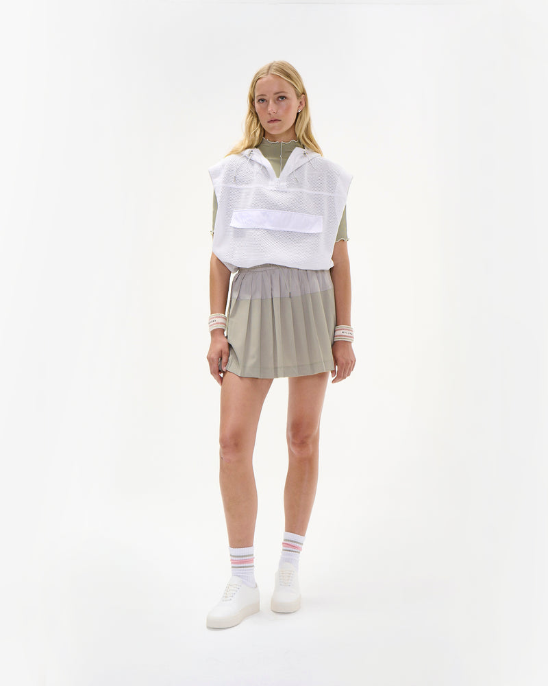 LEO MESH VEST WHITE