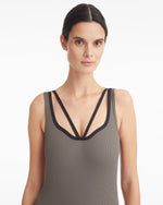 EDEN JUMPSUIT ASH & BLACK COMBO