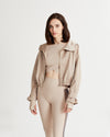 WARD HOODIE JACKET BEIGE
